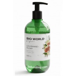 Парфюмированный гель для душа Gourmand-Musky BIO WORLD 500 мл — купить уход с ароматом инжира в ЛНР оптом